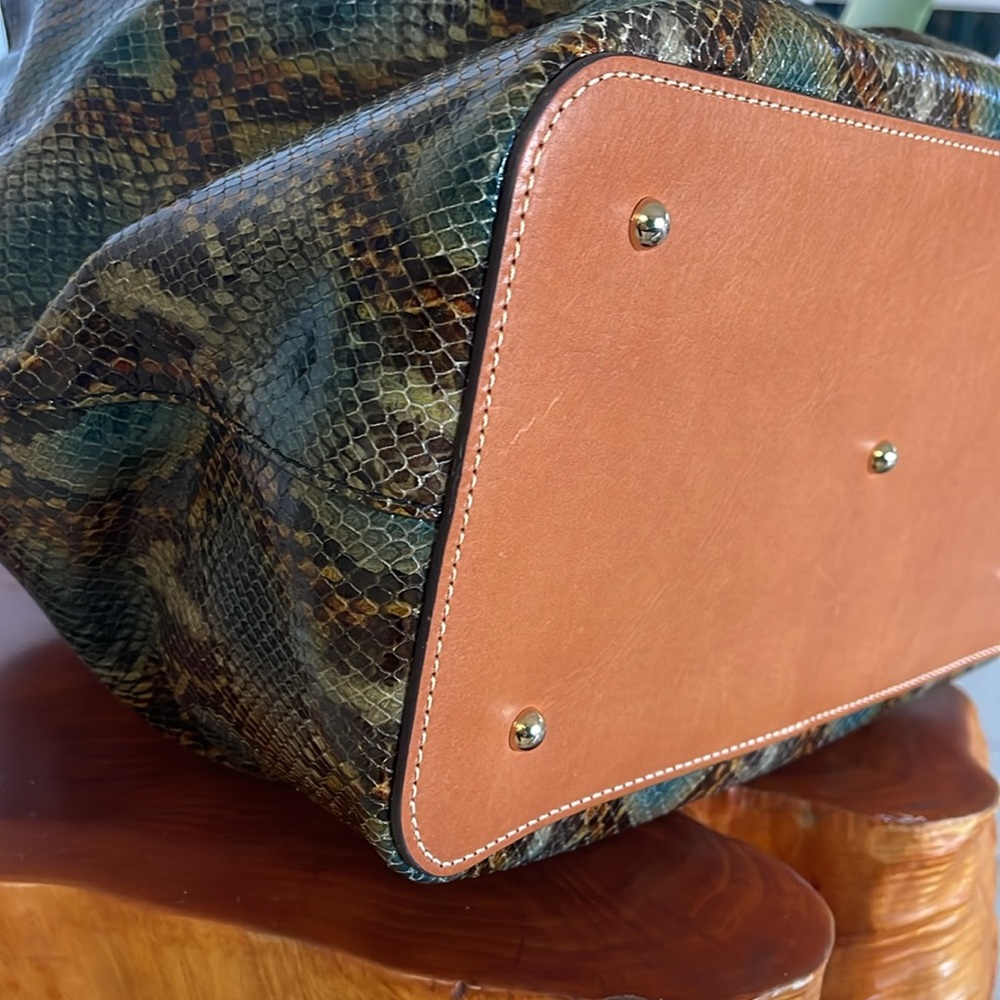 Dooney and Bourke Python Flynn Tote - Picture 9 of 13